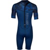 image:imageAQUALUNG Mens Hydroflex 3mm Shorty Wetsuit  Durable Flexible Neoprene Zippered Short Sleeve Suit for Warm Water Snorkeling amp Scuba DivingNavy Print Blue