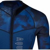 image:imageAQUALUNG Mens Hydroflex 3mm Shorty Wetsuit  Durable Flexible Neoprene Zippered Short Sleeve Suit for Warm Water Snorkeling amp Scuba DivingNavy Print Blue