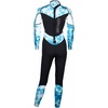 image:imageAQUALUNG Womens Hydroflex 3mm Dive Wetsuit  Durable AbrasionResistant SuperStretch Neoprene Jumpsuit with Protective Kneepads for Warm Water DivingBlack Print Light Blue