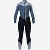 image:imageAqualung Womens Aquaflex Dive Wetsuit  4Way Stretch Neoprene Full Suit wSemiDry Back Zipper amp Powertex Knee ProtectionBlack  Dark Gray
