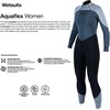 image:imageAqualung Womens Aquaflex Dive Wetsuit  4Way Stretch Neoprene Full Suit wSemiDry Back Zipper amp Powertex Knee ProtectionBlack  Dark Gray