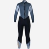 image:imageAqualung Womens Aquaflex Dive Wetsuit  4Way Stretch Neoprene Full Suit wSemiDry Back Zipper amp Powertex Knee ProtectionBlack  Gray