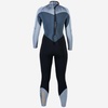 image:imageAqualung Womens Aquaflex Dive Wetsuit  4Way Stretch Neoprene Full Suit wSemiDry Back Zipper amp Powertex Knee ProtectionBlack  Light Gray