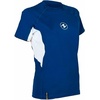 image:imageAqualung Womens Loose Fit Short Sleeve Diving Rashguard  QuickDry Stretch UPF 40 Sun Protection Water Sports Swim ShirtNavy BlueWhite