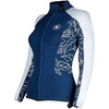 image:imageAqua Lung Womens FitFlex Dive 3mm Jacket  Durable Lightweight SuperStretch Neoprene Zip Top wEmbossed Panel TechnologyNavy Ivory