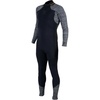 image:imageAqualung Mens AquaFlex Dive Wetsuit  Flexible 4Way Stretch Neoprene Full Suit wPowertex Knee Protection for Scuba DivingBlack  Chine Gray