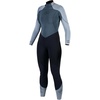 image:imageAqualung Womens Aquaflex Dive Wetsuit  4Way Stretch Neoprene Full Suit wSemiDry Back Zipper amp Powertex Knee ProtectionBlack  Light Gray