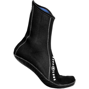 image:imageAqualung ERGO HighTop 3mm Neoprene Dive Socks  Lightweight HighProfile Scuba Fin Socks with Grip Sole amp WaterSealed SeamsBlackBlue