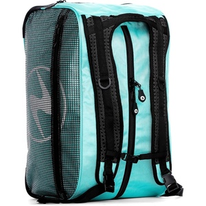 image:imageAqualung Explorer II Duffel TravelReady Gear Bag  Durable HeavyDuty Convertible Backpack wCorrosionResistant Zippers amp Protective Internal PaddingBright Turquoise