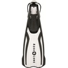 image:imageAqualung Amika Dive Fins  Lightweight OpenHeel Travel Snorkeling Fins  PivotFlex Technology Vented DualComposite Blade Adjustable Straps Large Pull Loops Textured Traction PadsYellow