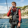 image:imageAqualung Helix Compact Pro Octopus  UltraCompact Scuba Diving Pneumatically Balanced Alternate Air Source with Venturi Switch Heat Exchanger Yellow Braided Hose amp Comfobite Mouthpiece