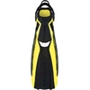 image:imageAqualung Phazer Dive Fins  TriMaterial OpenHeel Scuba Diving Swim Fins wWave Rib Technology Hydro Power VentBlackYellow