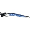 image:imageAqualung Phazer Dive Fins  TriMaterial OpenHeel Scuba Diving Swim Fins wWave Rib Technology Hydro Power VentWhiteBlue