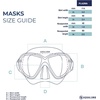 image:imageAqualung Plazma Dive Mask  Lightweight LowVolume Frameless Silicone Panoramic Underwater Diving Mask with Pressure Reduction Zones Quick Fit Buckles amp Advanced Fit TechnologyOrange  Transparent