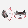 image:imageAqualung Plazma Dive Mask  Lightweight LowVolume Frameless Silicone Panoramic Underwater Diving Mask with Pressure Reduction Zones Quick Fit Buckles amp Advanced Fit TechnologyOrange  Transparent