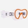 image:imageAqualung Plazma Dive Mask  Lightweight LowVolume Frameless Silicone Panoramic Underwater Diving Mask with Pressure Reduction Zones Quick Fit Buckles amp Advanced Fit TechnologyOrange  Transparent