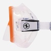 image:imageAqualung Plazma Dive Mask  Lightweight LowVolume Frameless Silicone Panoramic Underwater Diving Mask with Pressure Reduction Zones Quick Fit Buckles amp Advanced Fit TechnologyOrange  Transparent