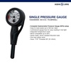 image:imageAqualung Single Pressure Gauge  Complete SPG Scuba Dive Assembly  PSI  EasytoRead Scale up to 5000 PSI Temperature Display Luminescent Dial 36 Hose IncludedBAR