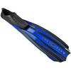image:imageAqualung Stratos 3 Dive Fins  Lightweight Durable Full Foot Scuba Fins for Warm Water with 4Channel Elastic Technopolymer Blade Torsion Energy Point Footbed Stability Grip amp Textured SoleBlueBlack