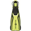 image:imageAqualung Amika Dive Fins  Lightweight OpenHeel Travel Snorkeling Fins  PivotFlex Technology Vented DualComposite Blade Adjustable Straps Large Pull Loops Textured Traction PadsYellow