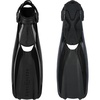 image:imageAqualung Phazer Dive Fins  TriMaterial OpenHeel Scuba Diving Swim Fins wWave Rib Technology Hydro Power VentBlackBlack