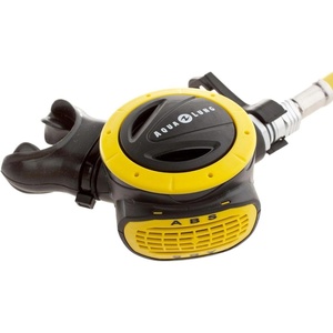 image:imageAqualung ABS Octopus  LowProfile HighPerformance NitroxCompatible Scuba Diving Alternate Air Source Regulator w 39 Yellow Hose Ambidextrous 120Degree Design amp QuickRelease Clip