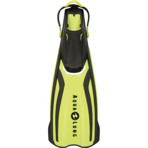 image:imageAqualung Amika Dive Fins  Lightweight OpenHeel Travel Snorkeling Fins  PivotFlex Technology Vented DualComposite Blade Adjustable Straps Large Pull Loops Textured Traction PadsYellow