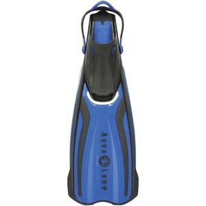 image:imageAqualung Amika Dive Fins  Lightweight OpenHeel Travel Snorkeling Fins  PivotFlex Technology Vented DualComposite Blade Adjustable Straps Large Pull Loops Textured Traction PadsBlueBlack