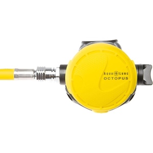 image:imageAqualung CalypsoTitan Octopus  Durable EasyBreathing Cold amp Warm Water Scuba Diving Unbalanced Second Stage with 1m HighVisibility Yellow Hose Comfobite amp Interchangeable Mouthpiece