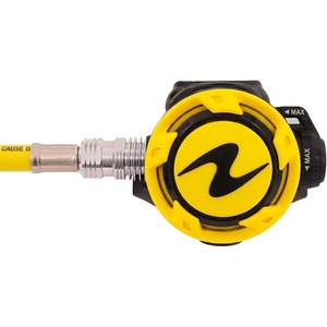 image:imageAqualung Helix Pro Octopus  Compact Lightweight Scuba Diving Regulator wPneumatically Balanced Second Stage Venturi Switch HighVisibility Yellow Hose amp Interchangeable Mouthpiece