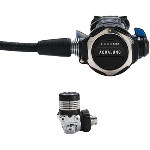 image:imageAqualung Leg3nd Dive Regulator  HighPerformance ACD Scuba Regulator with Ergonomic Venturi Switch Comfobite Mouthpiece amp Aqua Flex Hose  Effortless Breathing at DepthBlack