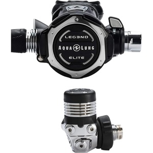 image:imageAqualung Leg3nd Elite Dive Regulator  Cold Water amp Extreme Environment Scuba Diving Regulator Set  OverBalanced First Stage with ACD amp Venturi Switch Second StageBlack