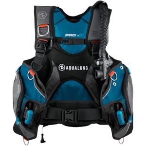 image:imageAqualung Mens Pro HD Dive BCD  ResisteK Scuba Diving Jacket wSureLock II System Utility Pockets DragReducing Valves amp LP HoseBlackBlue Petrol