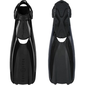 image:imageAqualung Phazer Dive Fins  TriMaterial OpenHeel Scuba Diving Swim Fins wWave Rib Technology Hydro Power VentBlackBlack