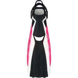 image:imageAqualung Phazer Dive Fins  TriMaterial OpenHeel Scuba Diving Swim Fins wWave Rib Technology Hydro Power VentWhitePink