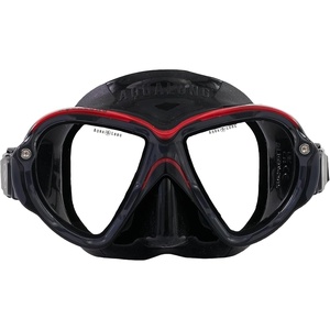 image:imageAqualung Reveal UltraFit Dive Mask  Underwater Scuba Gear with Universal Advanced Silicone Skirt Lens Quick Release System Advanced Fit Technology amp Pressure Reduction ZonesBlack  Red