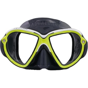 image:imageAqualung Reveal UltraFit Dive Mask  Underwater Scuba Gear with Universal Advanced Silicone Skirt Lens Quick Release System Advanced Fit Technology amp Pressure Reduction ZonesYellow  White