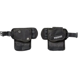 image:imageAqualung Rogue Waistband Assembly  Dive BCD Accessory  Adjustable Waist Strap wSqueezeStyle SideRelease Buckle amp Hook amp Loop Closure PocketsLarge