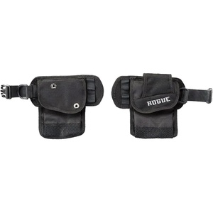 image:imageAqualung Rogue Waistband with 10lb SureLock Weight Pockets BCD Accessory  Adjustable Waist Strap wSqueezeStyle SideRelease Buckle amp Hook amp Loop Closure PocketsBlack
