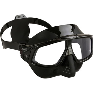 image:imageAqualung Sphera X Freediving Mask  Lightweight LowVolume 180Degree WideAngle View Underwater Gear with Plexisol AntiFog Lenses Advanced Fit Technology amp Adjustable Buckle SystemBlack  Black