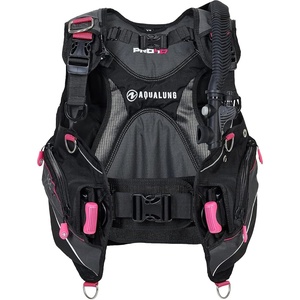 image:imageAqualung Womens Pro HD Dive BCD  ResisteK Scuba Diving Jacket wSureLock II System Utility Pockets DragReducing Valves amp LP HoseBlackPink