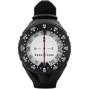 image:imageAqualung Wrist Compass  Luminescent Scuba Diving Navigation Instrument  EasyRead Display Large 360Degree Ratcheting Bezel SideView Window Adjustable Strap Wetsuit amp Drysuit Compatible